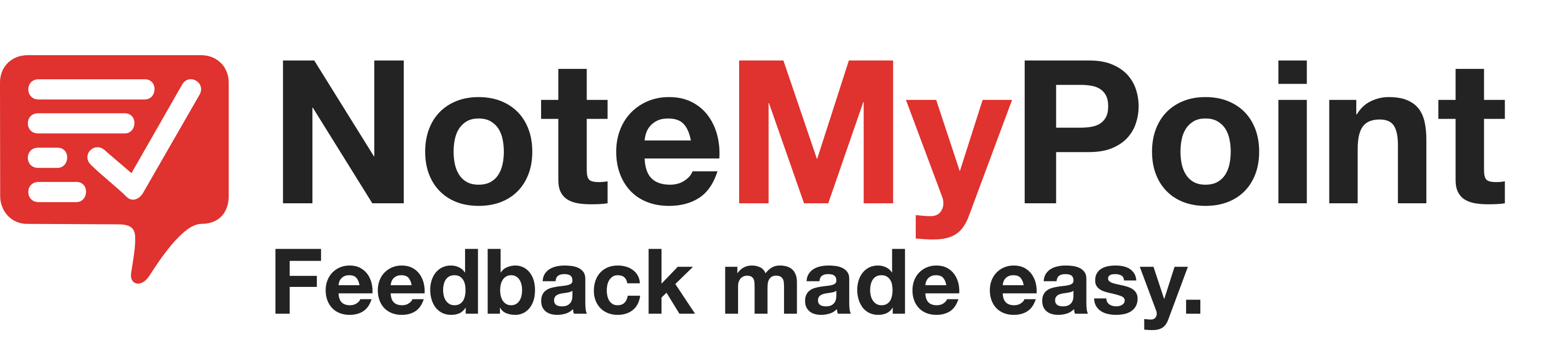 NoteMyPoint — Feedback made easy.